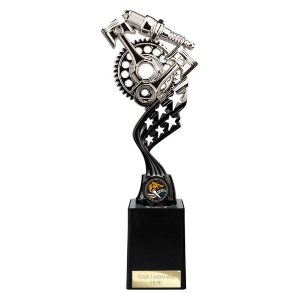 Innov8 Motorsport Trophy | Silver & Black | 250mm