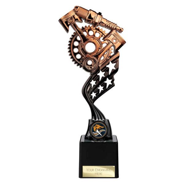 Innov8 Motorsport Trophy | Bronze & Black | 230mm