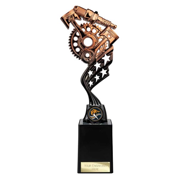 Innov8 Motorsport Trophy | Bronze & Black | 250mm