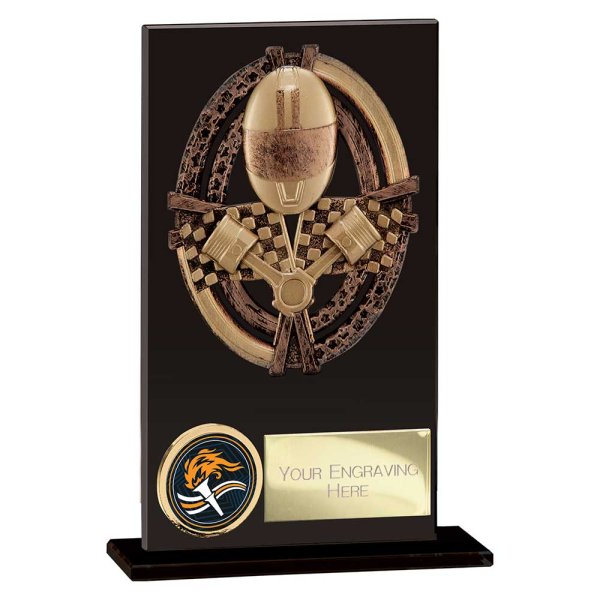 Maverick Motorsport Glass Trophy | 140mm