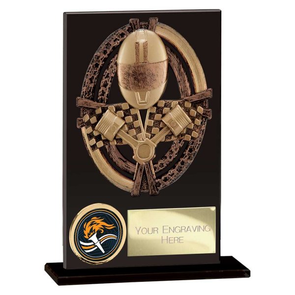 Maverick Motorsport Glass Trophy | 125mm