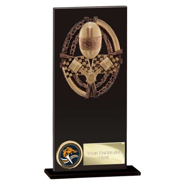 Maverick Motorsport Glass Trophy | 180mm