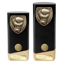Prime Cobra Boxing Trophy | Black & Gold | 190mm