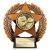 Emperor Star Boxing Plaque | Bronze | 120mm - PL25038B