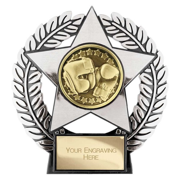 Emperor Star Boxing Plaque | Silver | 120mm