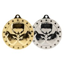 Cascade Stars Boxing Medal | Gold | 50mm