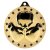 Cascade Stars Boxing Medal | Gold | 70mm - MM26203G