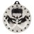 Cascade Stars Boxing Medal | Silver | 70mm - MM26203S