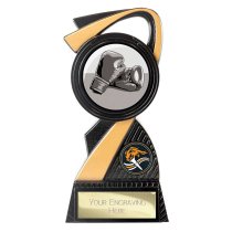 Mania Tower Boxing Trophy | Black & Gold | 155mm