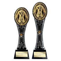 Maverick Extreme Tower Martial Arts Trophy | Black & Gold | 290mm