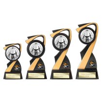 Mania Tower Martial Arts Trophy | Black & Gold | 180mm