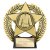 Emperor Star Martial Arts Plaque | Gold | 120mm - PL25067G
