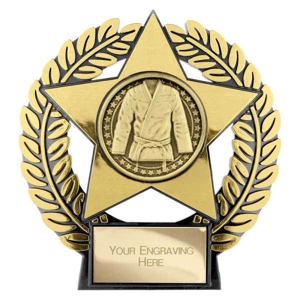 Emperor Star Martial Arts Plaque | Gold | 120mm
