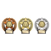 Emperor Star Martial Arts Plaque | Gold | 120mm