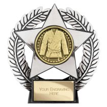 Emperor Star Martial Arts Plaque | Silver | 120mm