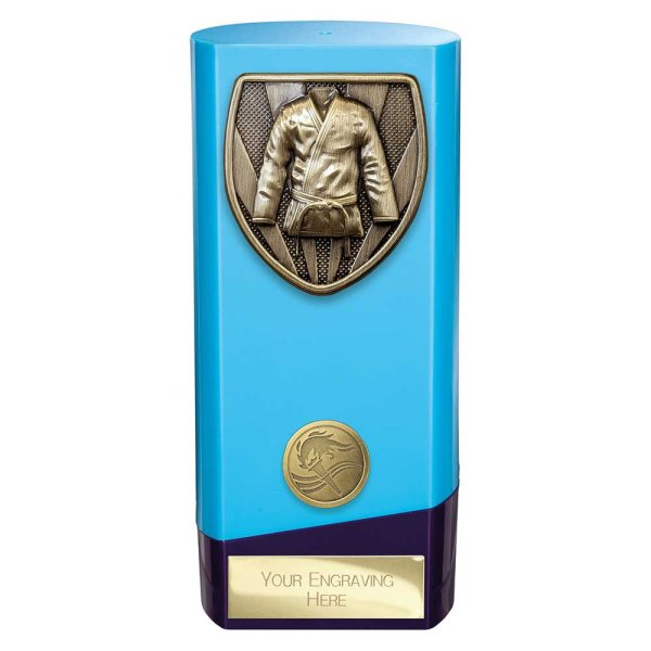 Prime Cobra Martial Arts Trophy | Blue | 160mm