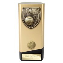 Prime Cobra Netball Trophy | Gold & Black | 160mm