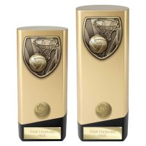 Prime Cobra Netball Trophy | Gold & Black | 160mm