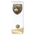 Prime Cobra Netball Trophy | White & Gold | 190mm - PW25137B