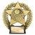 Emperor Star Netball Plaque | Gold | 120mm - PL25070G
