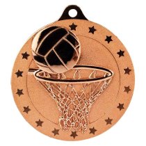 Cascade Stars Netball Medal | Bronze | 50mm