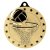 Cascade Stars Netball Medal | Gold | 50mm - MM26175G