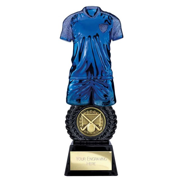 Intensity Hockey Trophy | Blue & Black | 260mm