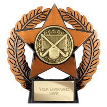 Emperor Star Hockey Plaque | Bronze | 120mm