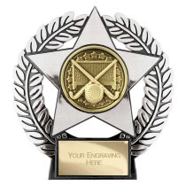Emperor Star Hockey Plaque | Silver | 120mm