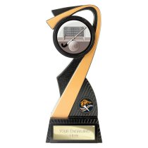 Mania Tower Hockey Trophy | Black & Gold | 205mm