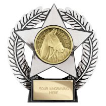 Emperor Star Equestrian Plaque | Silver | 120mm