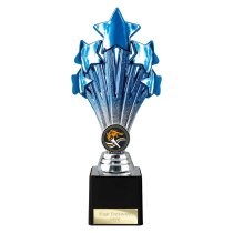 5 Star Trophy | Blue and Silver | 220mm