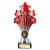 5 Star Trophy | Red and Silver | 190mm - TR26543A