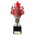 5 Star Trophy | Red and Silver | 220mm - TR26543C