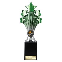 5 Star Trophy | Green and Silver | 245mm