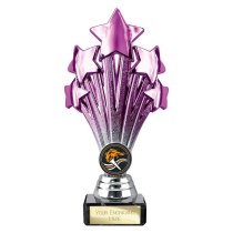 5 Star Trophy | Purple and Silver | 190mm