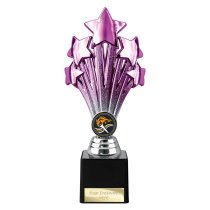5 Star Trophy | Purple and Silver | 220mm