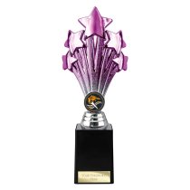 5 Star Trophy | Purple and Silver | 245mm