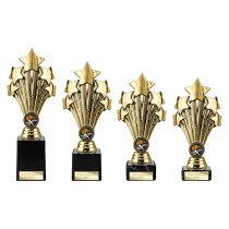 5 Star Trophy | Gold | 245mm