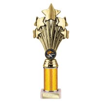 5 Star Tube Trophy | Gold 265mm