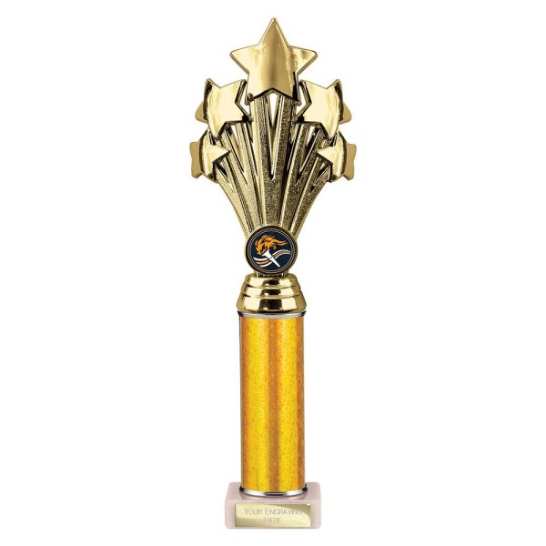 5 Star Tube Trophy | Gold 315mm