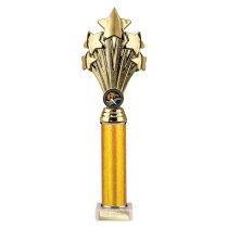 5 Star Tube Trophy | Gold 340mm