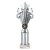5 Star Tube Trophy | Silver | 265mm - TR26547C