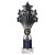 5 Star Tube Trophy | Black & Silver | 240mm - TR26548B