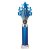 5 Star Tube Trophy | Blue & Silver | 340mm - TR26549F
