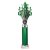 5 Star Tube Trophy | Green and Silver | 340mm - TR26551F