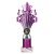5 Star Tube Trophy | Purple and Silver | 240mm - TR26552B