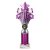 5 Star Tube Trophy | Purple and Silver | 265mm - TR26552C