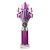 5 Star Tube Trophy | Purple and Silver | 290mm - TR26552D