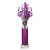 5 Star Tube Trophy | Purple and Silver | 315mm - TR26552E